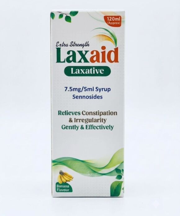 Laxaid Laxative Syrup 7.5mg/5ml – Sennosides 120ml