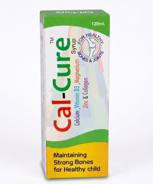 Cal-Cure Syrup 120ml – Calcium, Vitamin D3, Magnesium, Zinc & Collagen